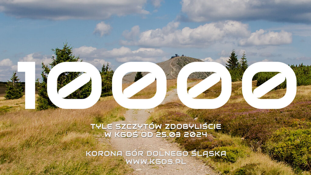 Ponad 10000 szczytów zdobytych w KGDŚ od 25.03.2024
