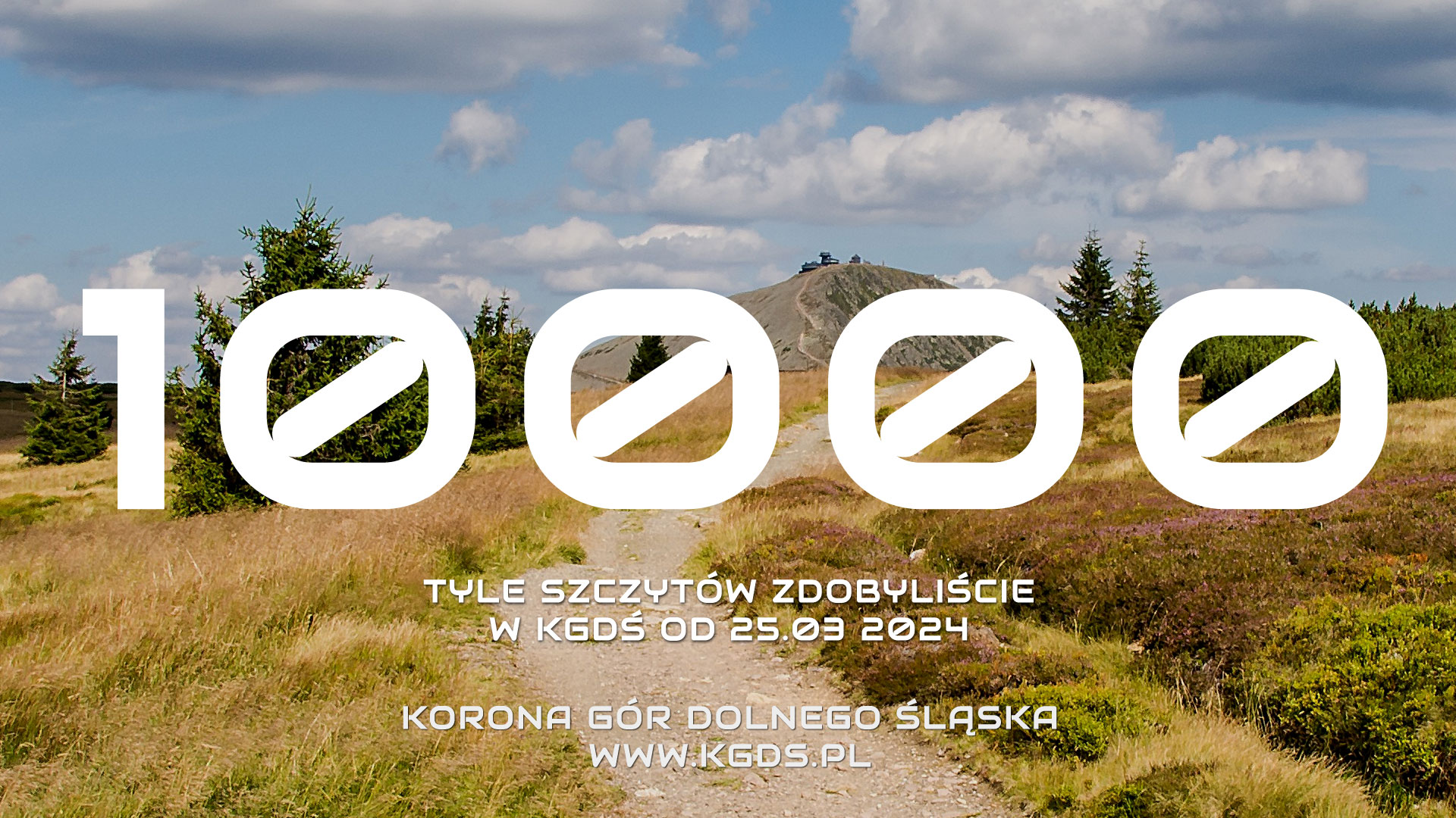 Ponad 10000 szczytów zdobytych w KGDŚ od 25.03.2024