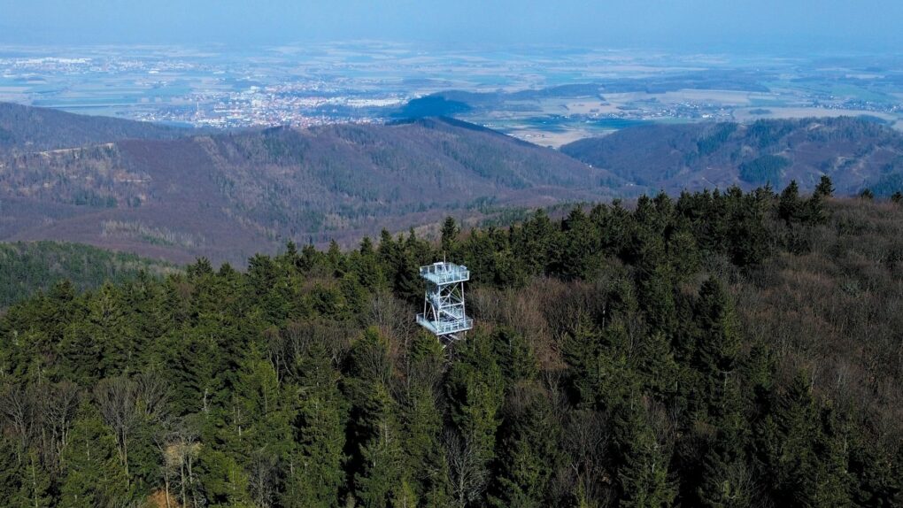 Wieża widokowa na Kalenicy 964 m n.p.m